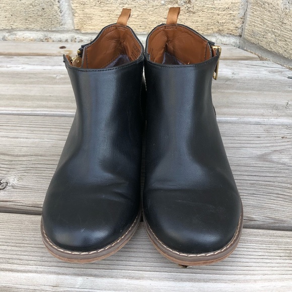 GAP Girls Black Booties Boots sz 2 - Picture 2 of 5